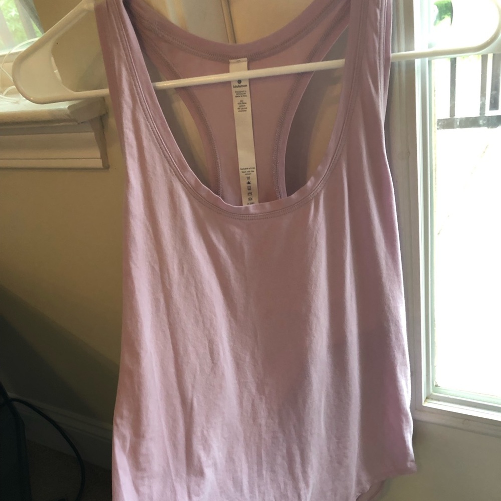 lilac lululemon tank